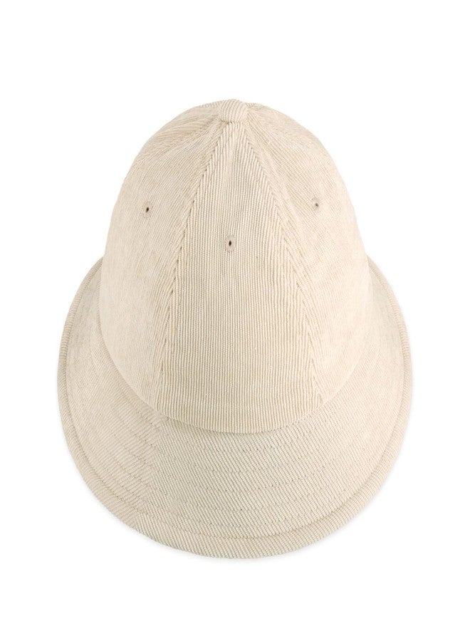 CHOK.LIDS Corduroy Bucket Hats Trendy Lightweight Outdoor Style Plain Soft Cotton Twill Velvet Lining Travel Sun Hat Headwear (Latte) - Image 2